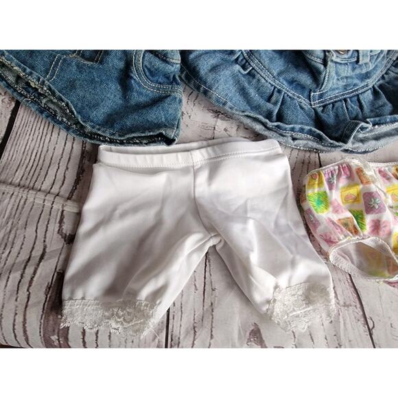 Build A Bear Clothing Lot Shirts Denim Skirts Underwear Pants READ - Picture 7 of 10
